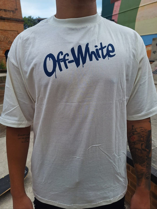 Camisa Oversized Off-White Bege
